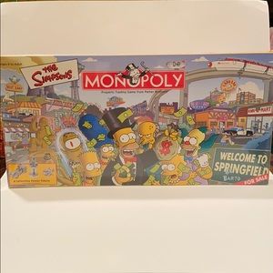 2001 Simpsons Monopoly board game factory wrapped
